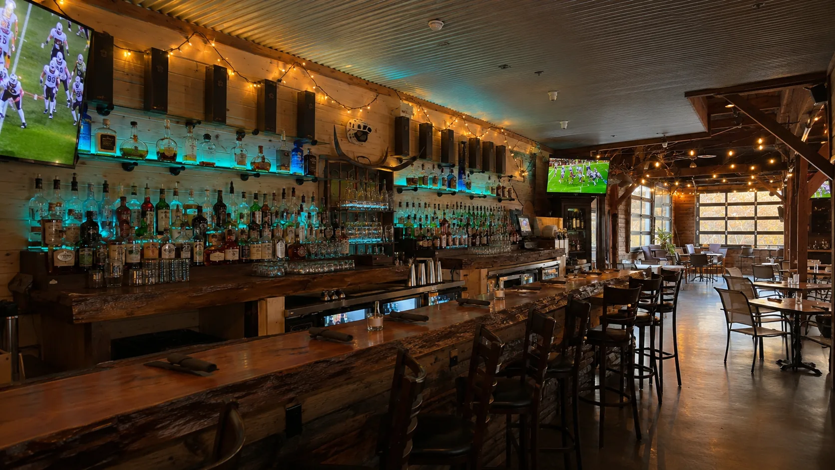 A seat at the bar