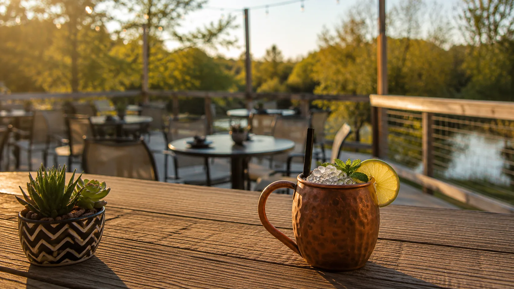 Golden hour at Montez