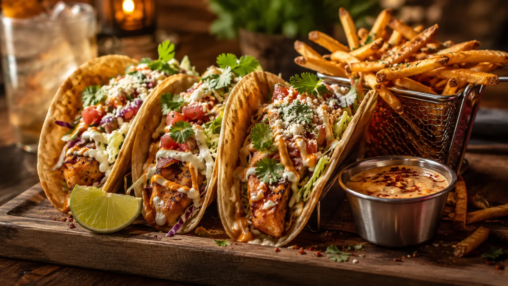 Tacos from the kitchen