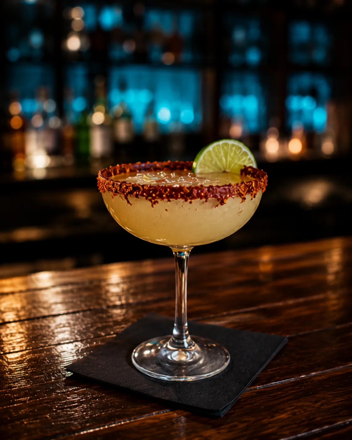A margarita at the bar